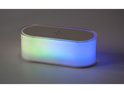 Ночник с беспроводной зарядкой и RGB подсветкой Miracle, 15 Вт