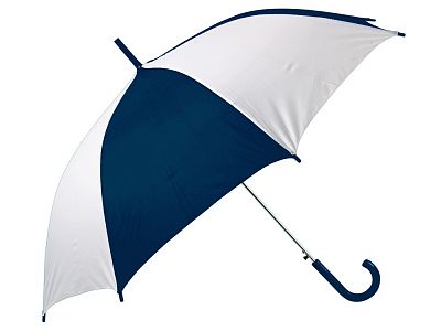 Зонт-трость Тилос, синий/белый